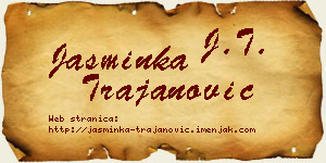 Jasminka Trajanović vizit kartica